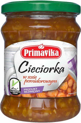 Garbanzos en salsa de tomate 440 g PRIMAVIKA